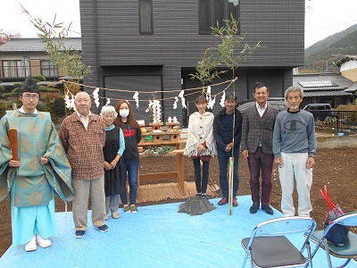 山北町の注文住宅　自然素材の家【S様邸】祝 地鎮祭