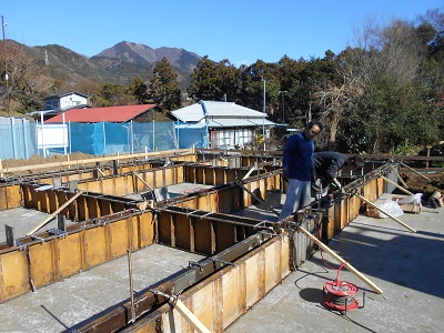 秦野市の注文住宅　自然素材の家【K様邸】基礎工事