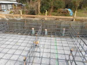 注文住宅　秦野　基礎工事
