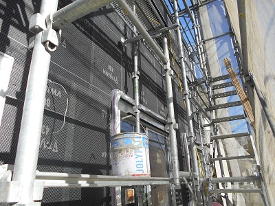 藤沢市の注文住宅　シームレス構造の家【H様邸】外部工事