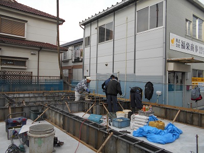 座間市の注文住宅　ビルトインガレージの家【M様･H様邸】基礎工事