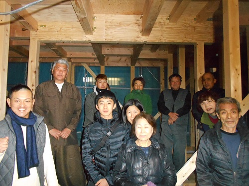 座間市の注文住宅　ビルトインガレージの家【M様・H様邸】祝 上棟式