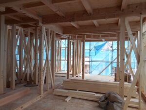 座間 注文住宅 軸組み