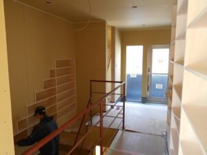 熱海 注文住宅 本棚