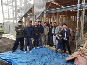 相模原　注文住宅　上棟