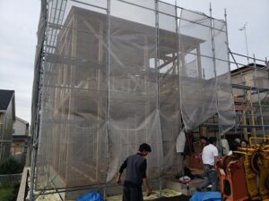 相模原　注文住宅　上棟
