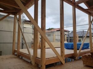 相模原　注文住宅　上棟