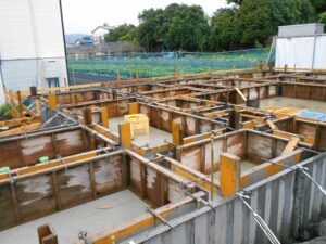 秦野　注文住宅　基礎工事