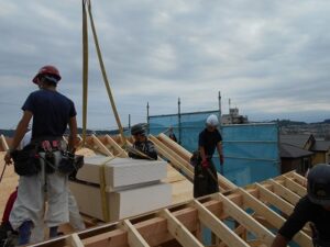 秦野 注文住宅 上棟