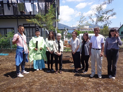 秦野市の注文住宅　空間設計の家【U様邸】祝 地鎮祭