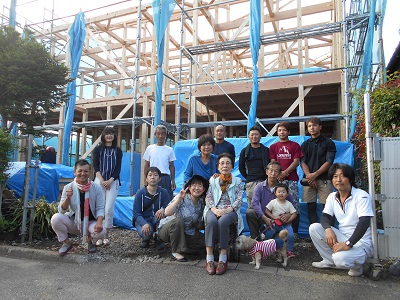 中井町の注文住宅　自然素材の家【K様邸】祝 上棟式