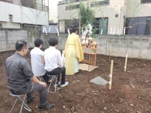 目黒 注文住宅 地鎮祭
