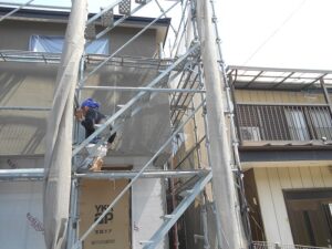 大和　注文住宅　左官