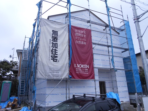 秦野市の注文住宅　セミオーダーの家【N様邸】大工工事