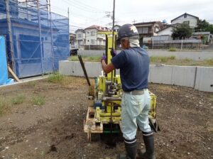無添加住宅　地盤調査