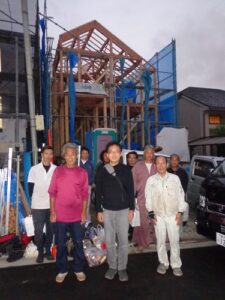 横浜 注文住宅 上棟