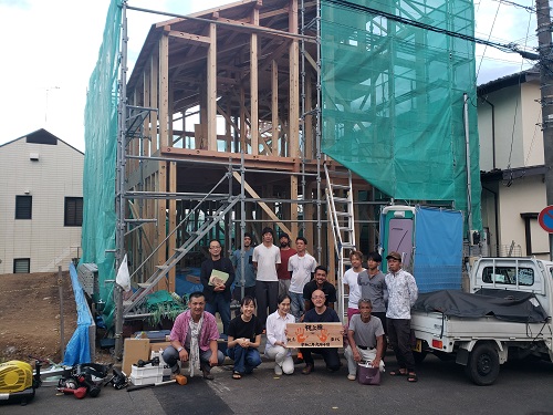 川崎市の注文住宅　長期優良住宅【N様邸】祝 上棟式