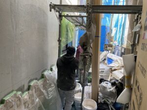 品川　注文住宅　左官