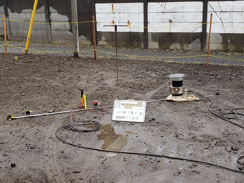川崎市の注文住宅　事務所併用住宅【S様邸】地盤調査