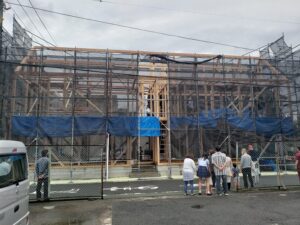 秦野　注文住宅　上棟