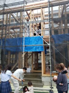 秦野　注文住宅　上棟