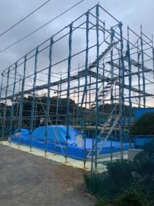 伊勢原　注文住宅　上棟