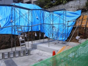 葉山 注文住宅 造成工事