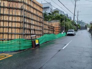 葉山　注文住宅　宅地造成