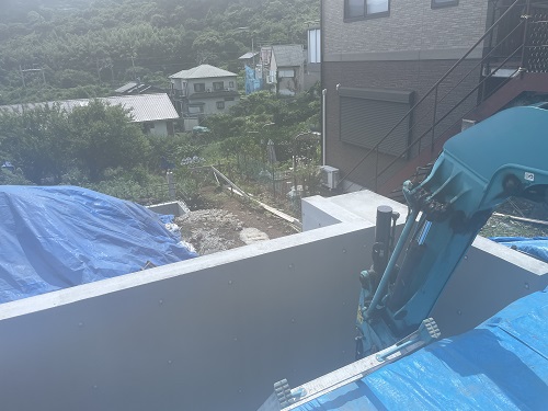 熱海　注文住宅　造成