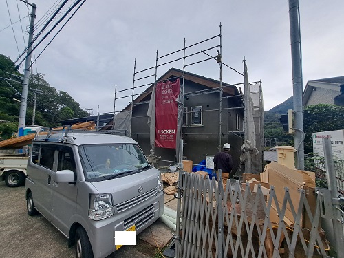 熱海　注文住宅　漆喰