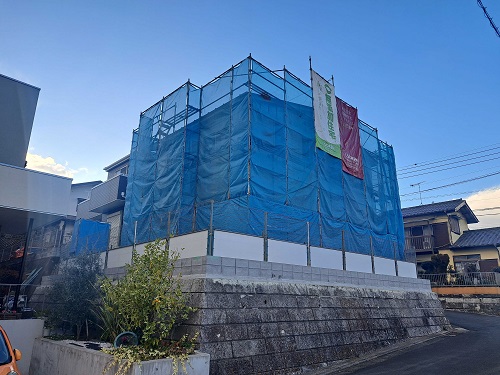 大磯　注文住宅　外壁