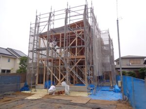 伊勢原 注文住宅 上棟