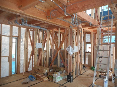 海老名市の注文住宅　ウール断熱採用の家【K様邸】大工工事