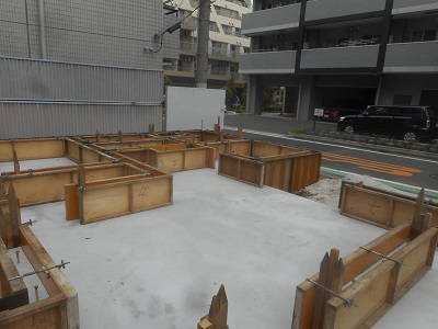 藤沢市の注文住宅　耐久性の高い断熱材の家【I様邸】基礎工事