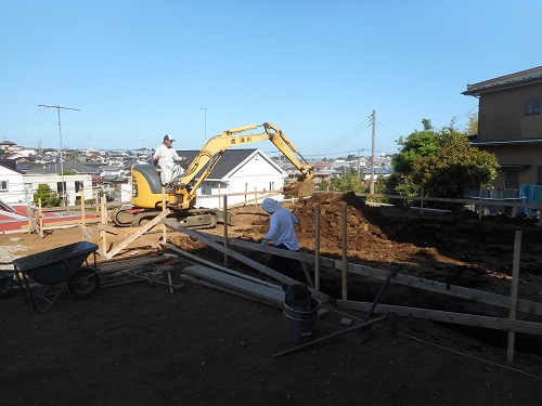 秦野市の注文住宅　天然素材の家【S様邸】基礎工事