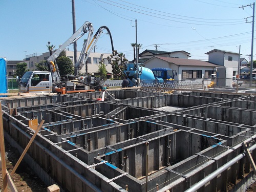 秦野市の注文住宅　羊毛断熱材採用の家【T様邸】基礎工事
