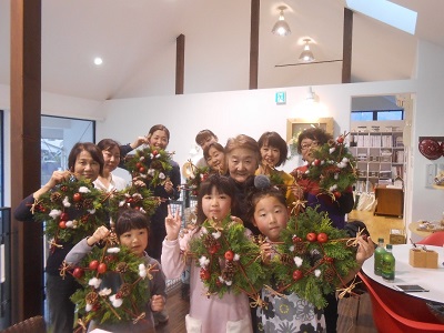 Xmasリース教室　開催しました