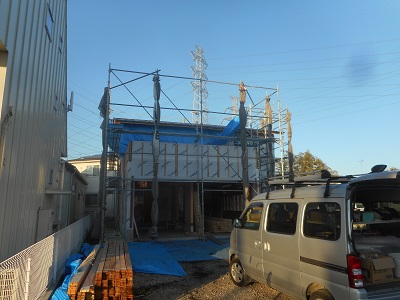 横浜市の注文住宅　シームレス構造の家【H様邸】外部工事