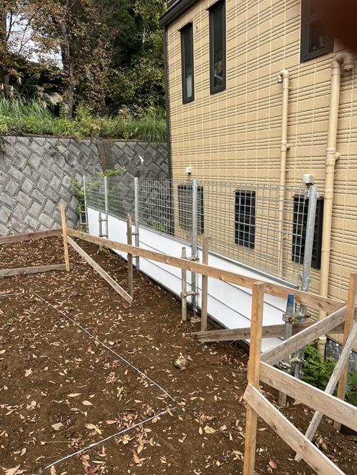 伊勢原市の注文住宅　老後もゆったりと過ごす平屋の家【M様邸】基礎工事