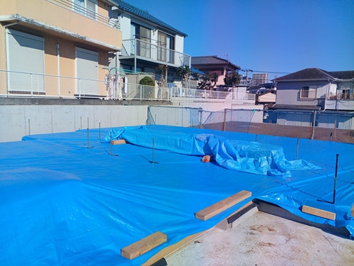 伊勢原市の注文住宅　ペットもワクワクする北欧テイストの家【I様邸】上棟式準備