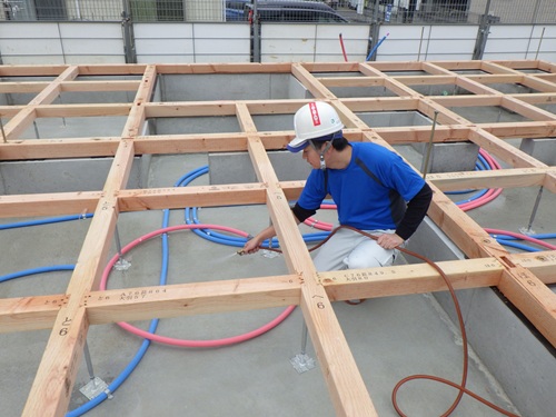 八王子　注文住宅　上棟