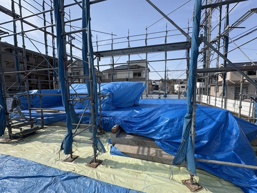 八王子　注文住宅　上棟