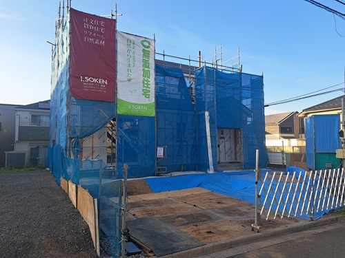 八王子市の注文住宅　ライフスタイルを存分に楽しむペットと暮らす家【I様邸】大工工事