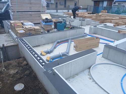 秦野市の注文住宅　移住生活を存分に楽しむ平屋の家【K様邸】大工工事