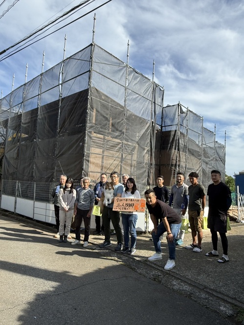 秦野市の注文住宅　移住生活を存分に楽しむ平屋の家【K様邸】祝上棟式